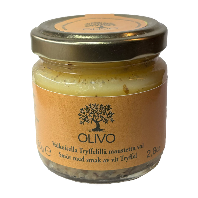 Valkoisella tryffelillä maustettu voi | 80g - Olivo Originals - Olivo.fi