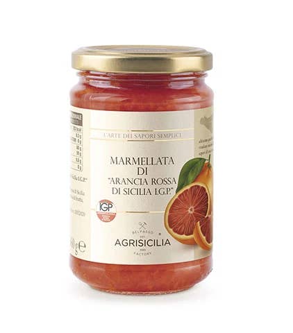 Agrisicilia - IGP Sicilian Blood Orange Jam - 360g - Agrisicilia - Olivo.fi